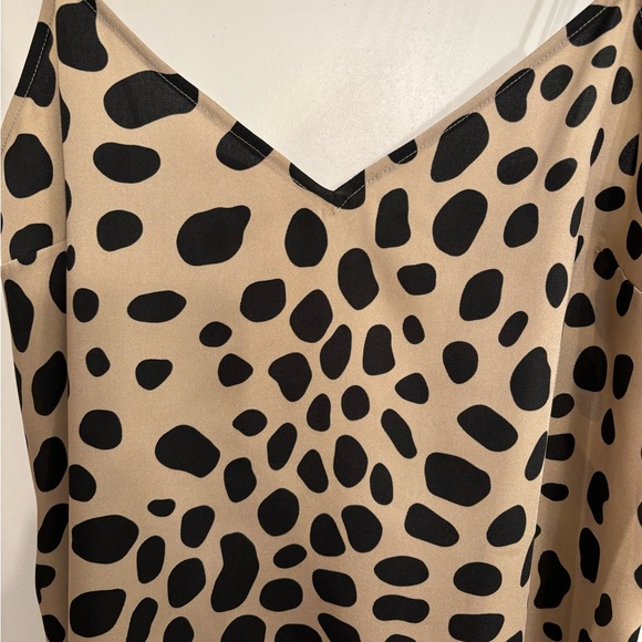 NWT Theory Sz SMALL leopard print silky camisole - Picture 2 of 4